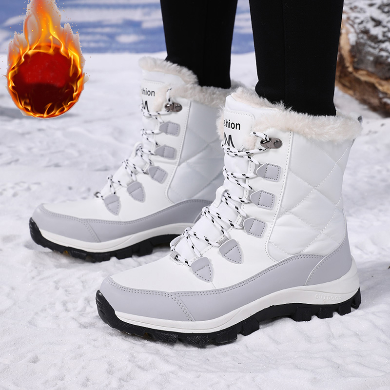 School Supplies - Botas de nieve para mujer, zapatos