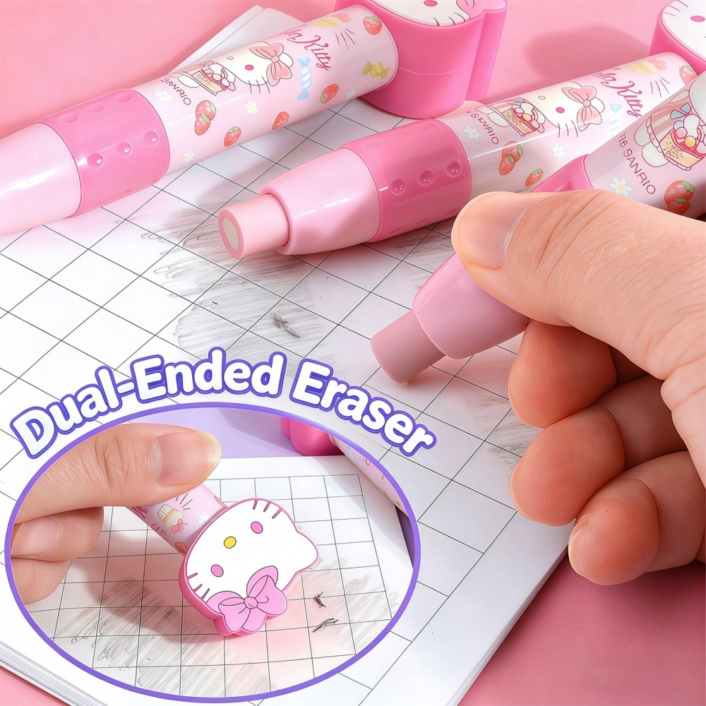 Genuine Hello Kitty Melody 3D  - Retractable Eraser Pen Click review and price